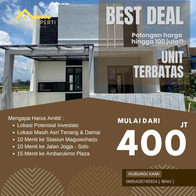 rumah di jogja 400 jutaan