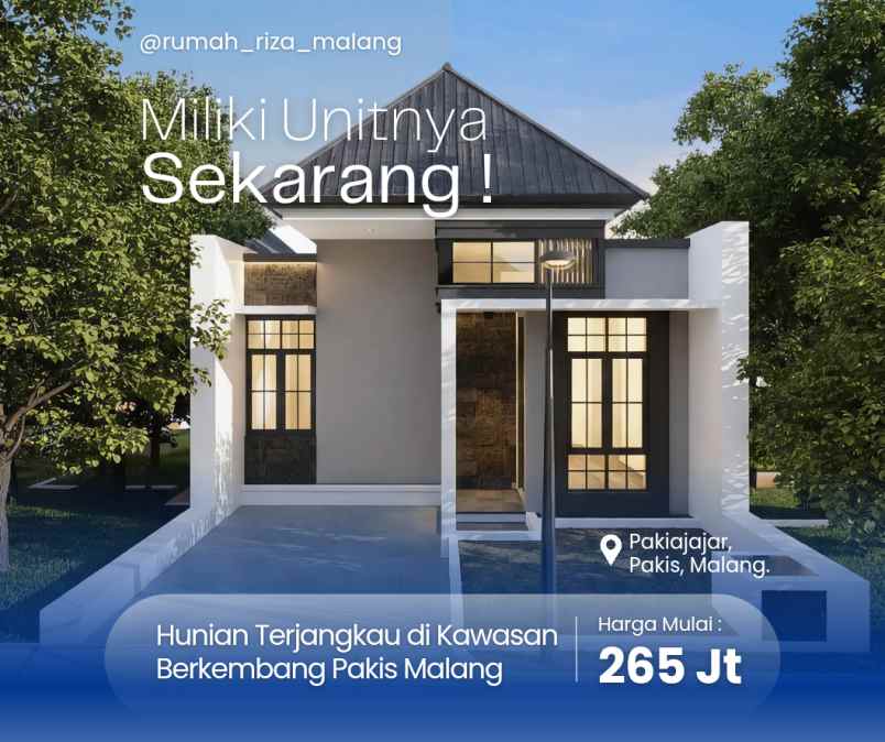 rumah di pakis malang dijual