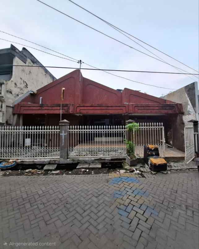 rumah karang asem strategis hitung tanah row 2 mobil