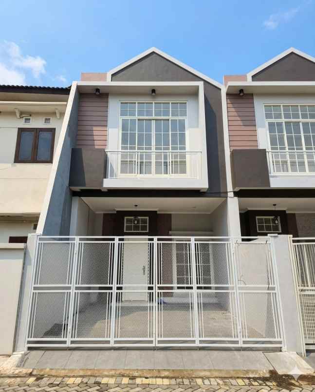 rumah lebak indah new minimalis row 3 mobil