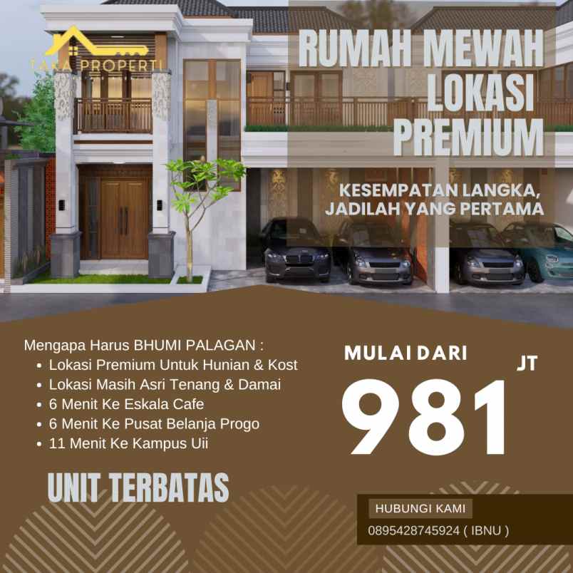 rumah mewah lokasi premium