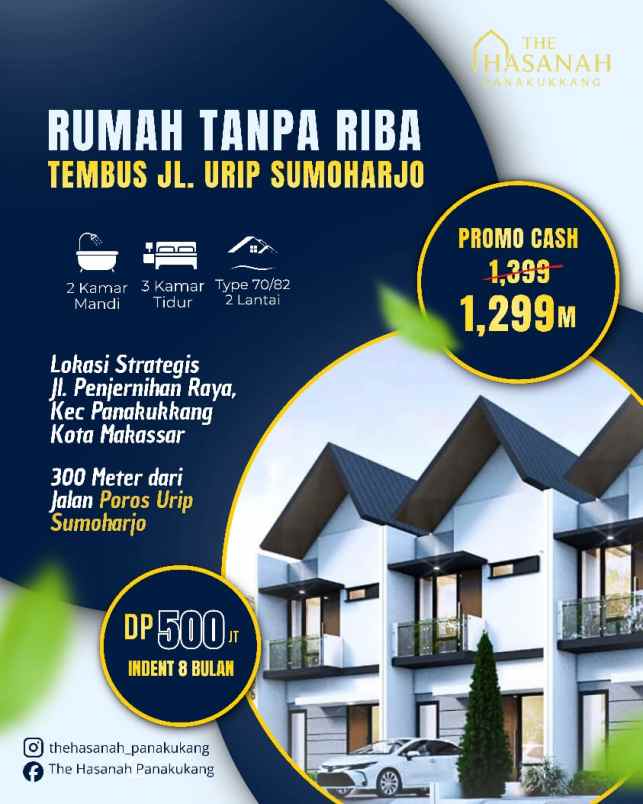 rumah modern di tengah kota jl urip sumiharjo makassar