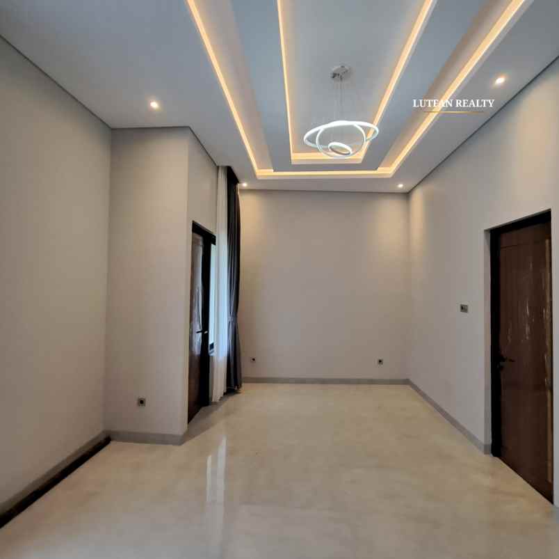 rumah modern kontemporer dalam cluster