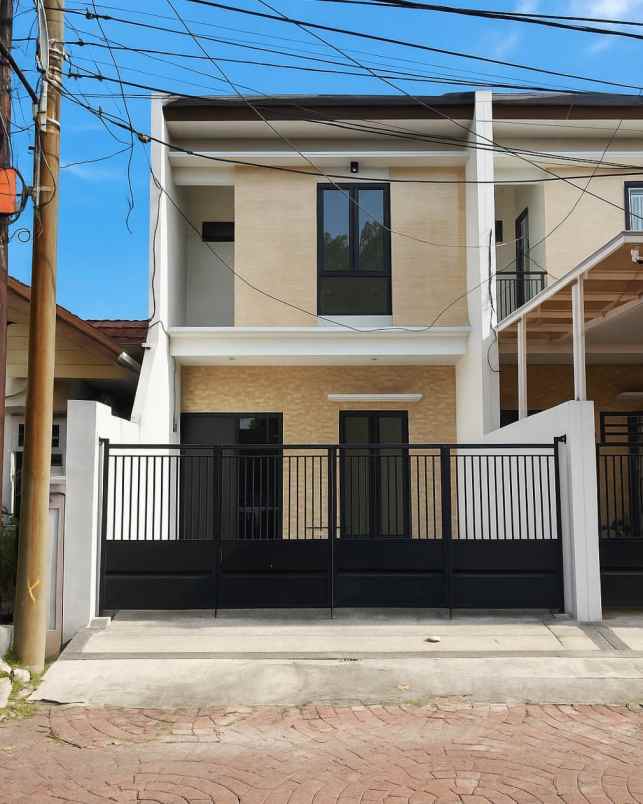 rumah nirwana eksekutif new minimalis row 3 5 mobil