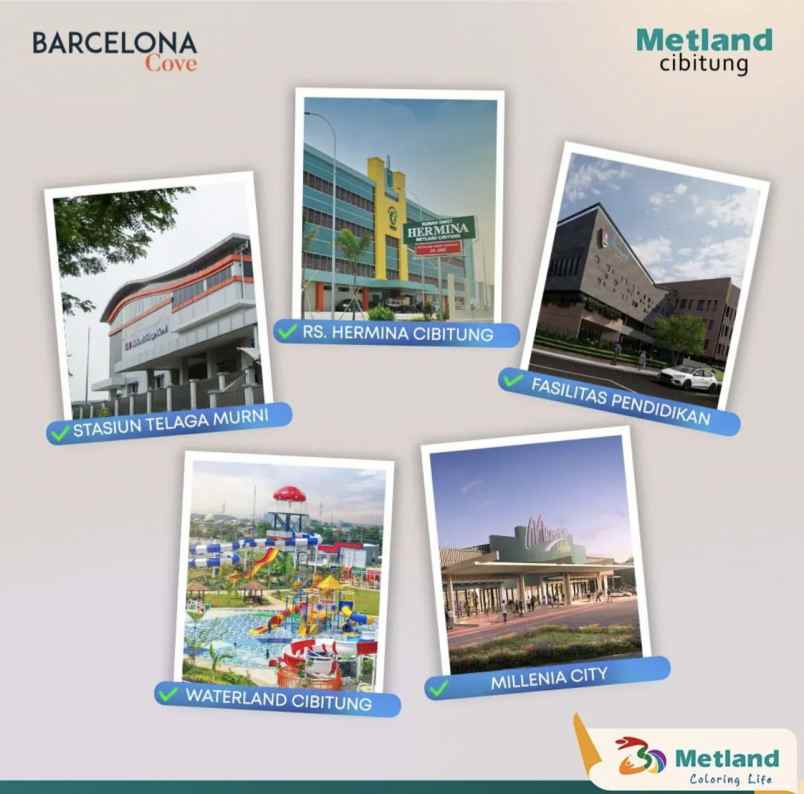 rumah perumahan metland cibitung