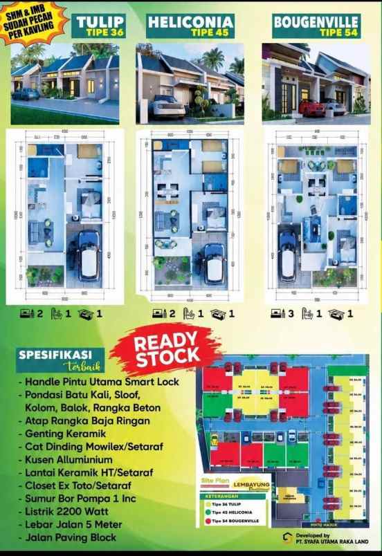 rumah ready stock di depok