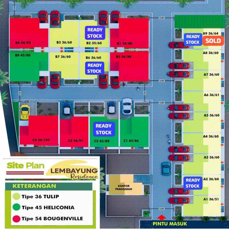 rumah ready stock di depok