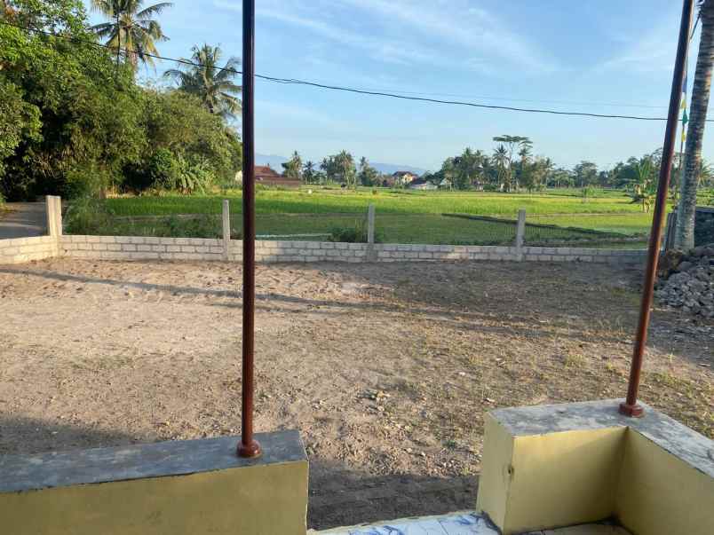 rumah siap huni selesi renovasi view sawah