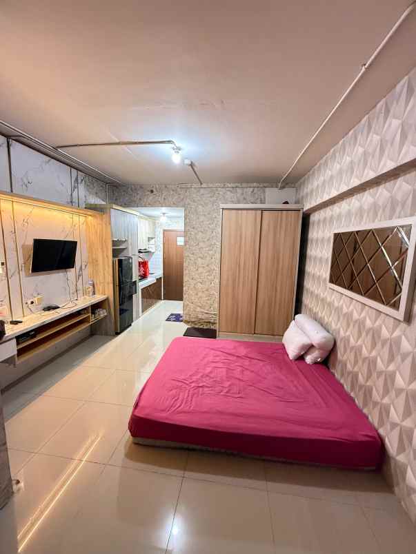 sewa tipe studio apartemen bandara city full furnished