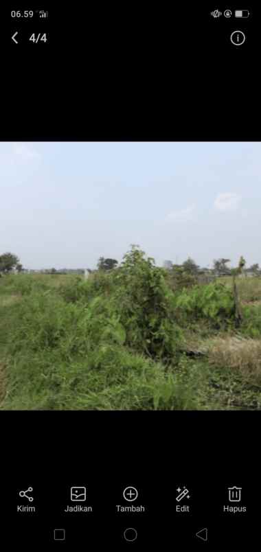 tanah bekas kolam lingkungan pertanian