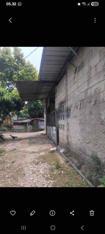 tanah dan bangunan 8x10 m