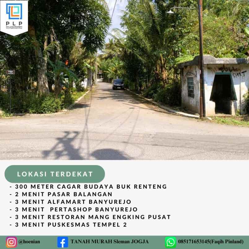 tanah kaveling shm sleman barat mulai 135 juta