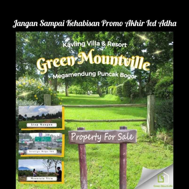 tanah megamendung cisarua puncak