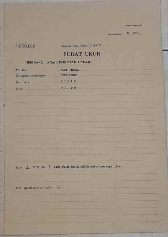 tanah sawah strategis dekati jalan pantura