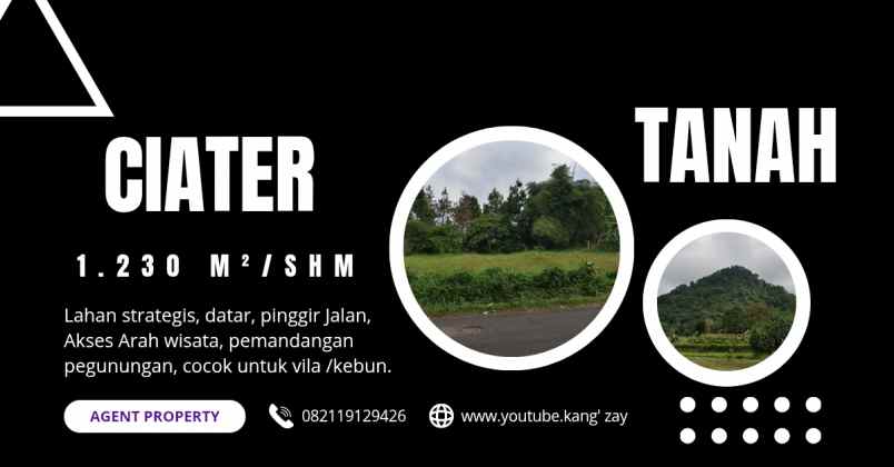tanah strategis ciater subang jawa barat