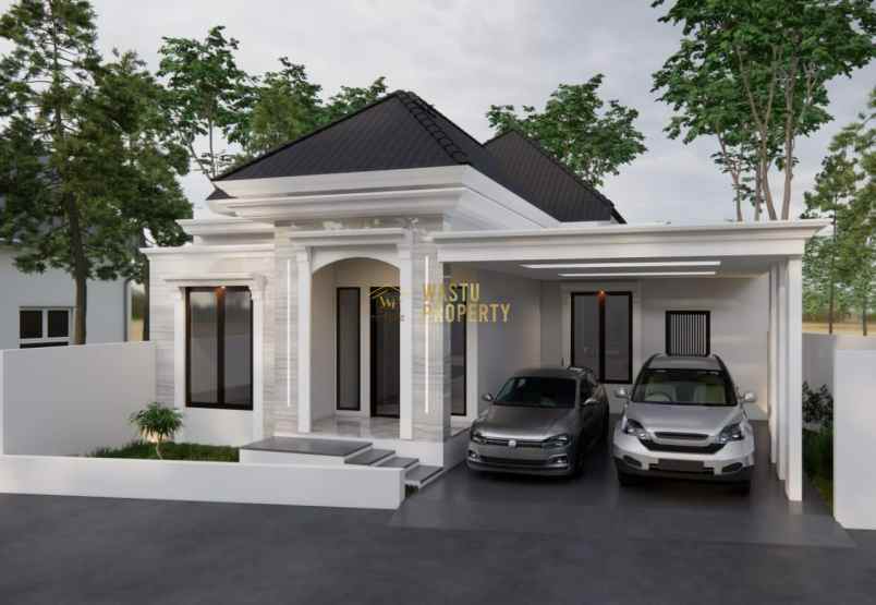 villa klasik design minimalis tanah luas fully furnish