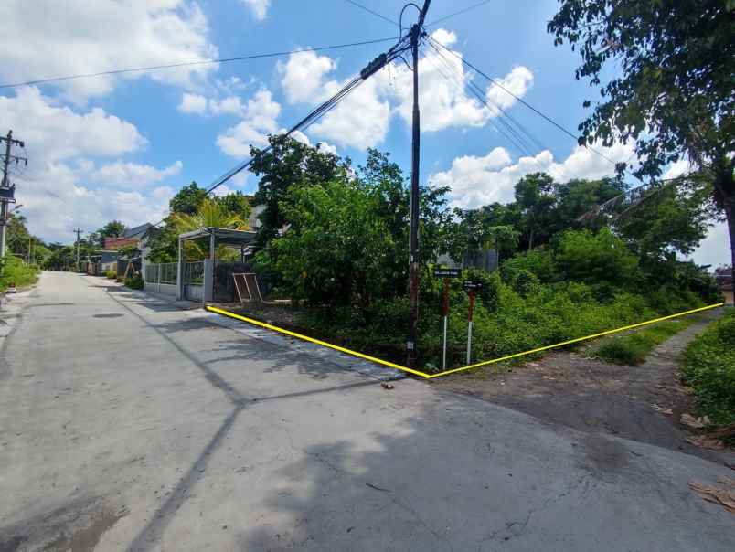 akses papasan area kampus maguwo tanah dijual