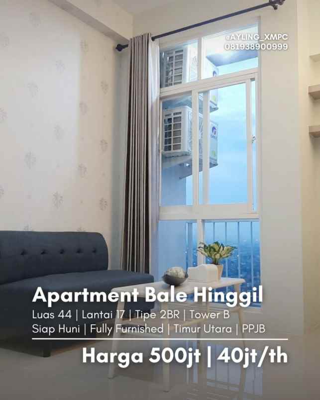 bale hinggil siap huni fully furnished