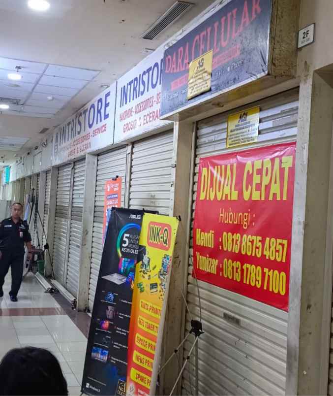 dijual 1 unit kios di bogor trade mall rp 205jt bogor