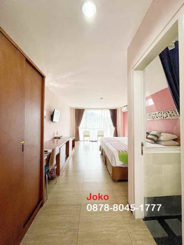 dijual hotel jl raya puncak