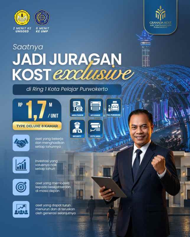 dijual kost purwokerto timur banyumas