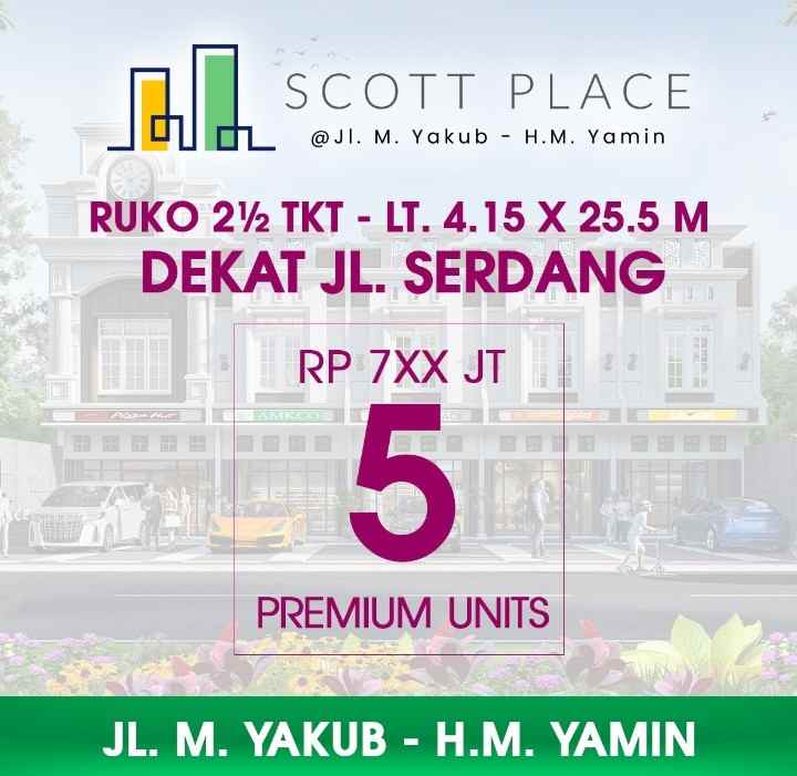 dijual ruko gudang kantor jalan m yakub hm yamin