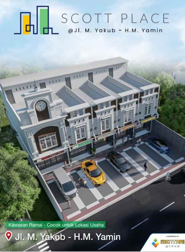 dijual ruko gudang kantor jalan m yakub hm yamin