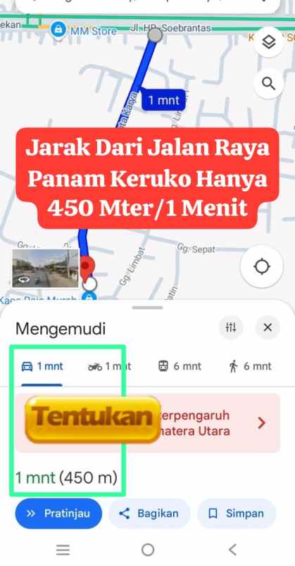 dijual ruko gudang kantor jl cipta karya