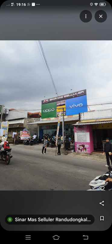 dijual ruko gudang kantor jl jendral sudirman