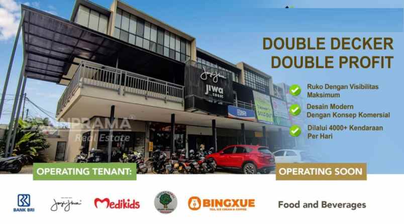 dijual ruko gudang kantor sawangan lama sawangan depok