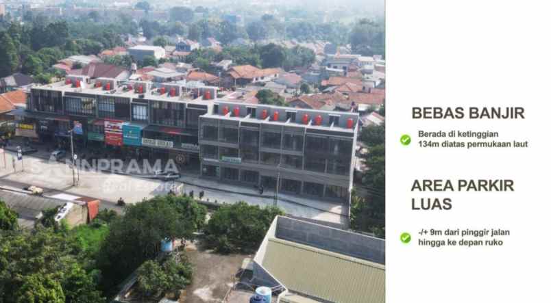 dijual ruko gudang kantor sawangan lama sawangan depok