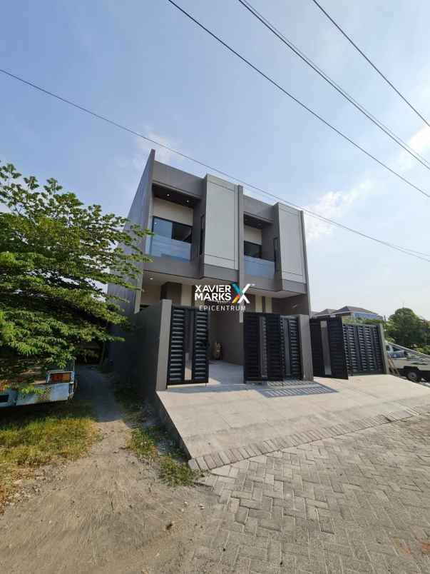dijual rumah baru di tenggilis mejoyo selatan surabaya