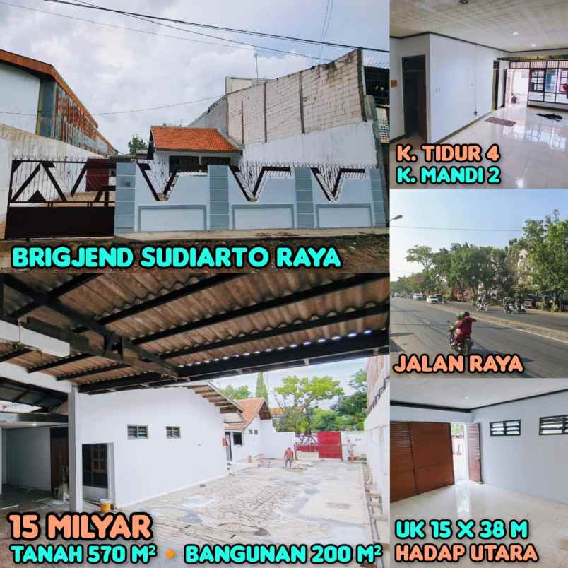 dijual rumah brigjen sudiarto