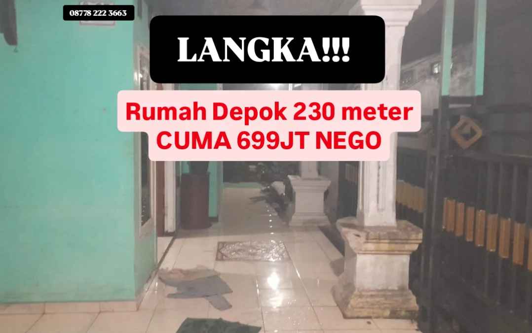 dijual rumah bulak timur cipayung depok