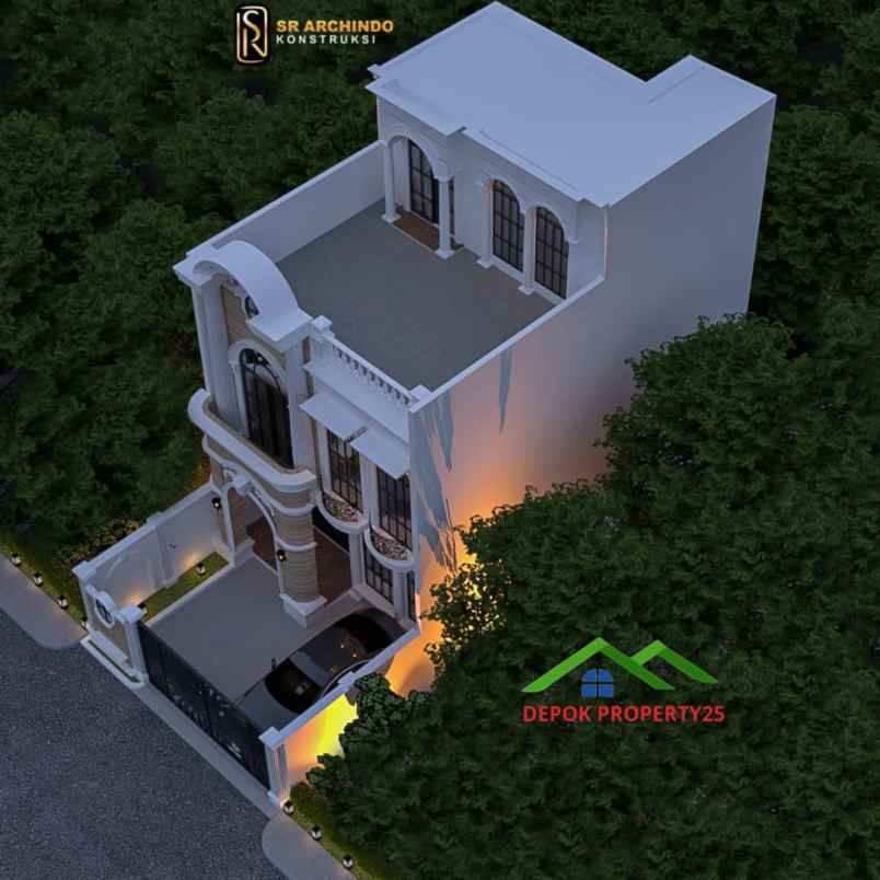 dijual rumah clasic modern di ciganjur jagakarsa