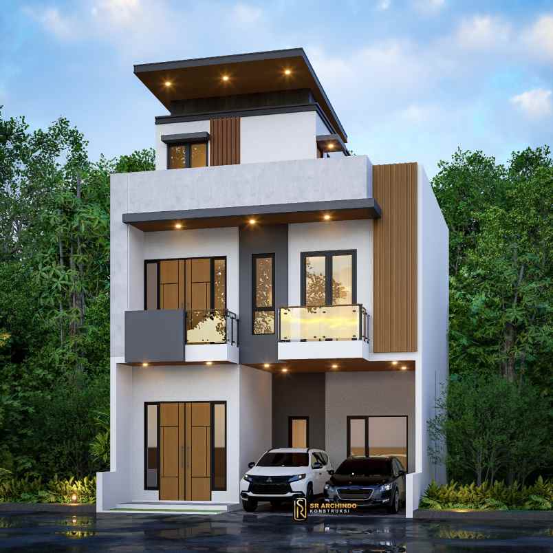 dijual rumah cluster teras paviliun