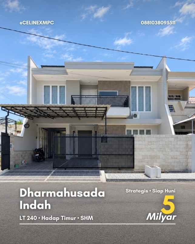 dijual rumah dharmahusada indah