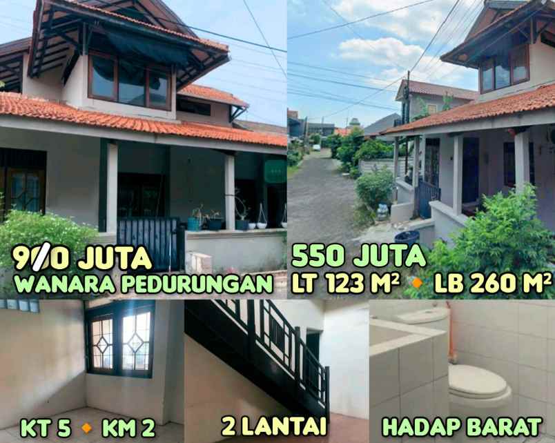 dijual rumah di wanara pedurungan semarang