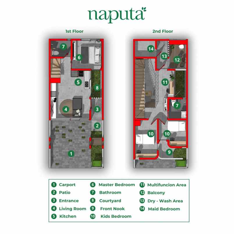 dijual rumah gg bakti jl aria putra