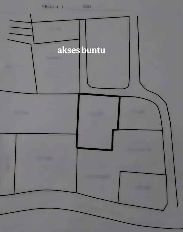 dijual rumah hitung tanah pangkalan jati cinere depok