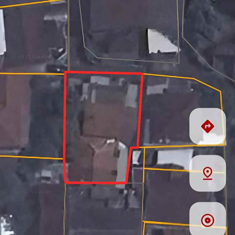 dijual rumah hitung tanah pangkalan jati cinere depok