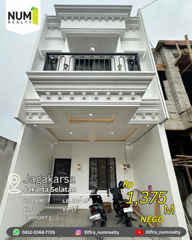 dijual rumah jagakarsa jakarta selatan