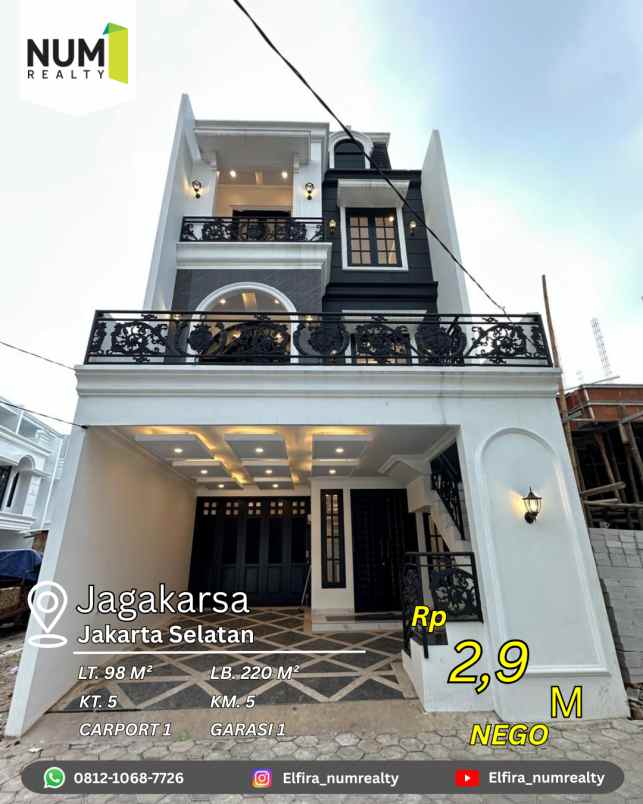 dijual rumah jagakarsa jakarta selatan