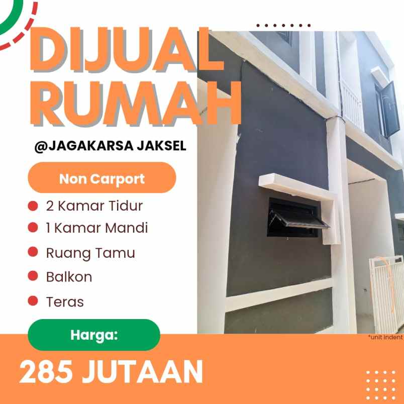 dijual rumah jalan batu jagakarsa
