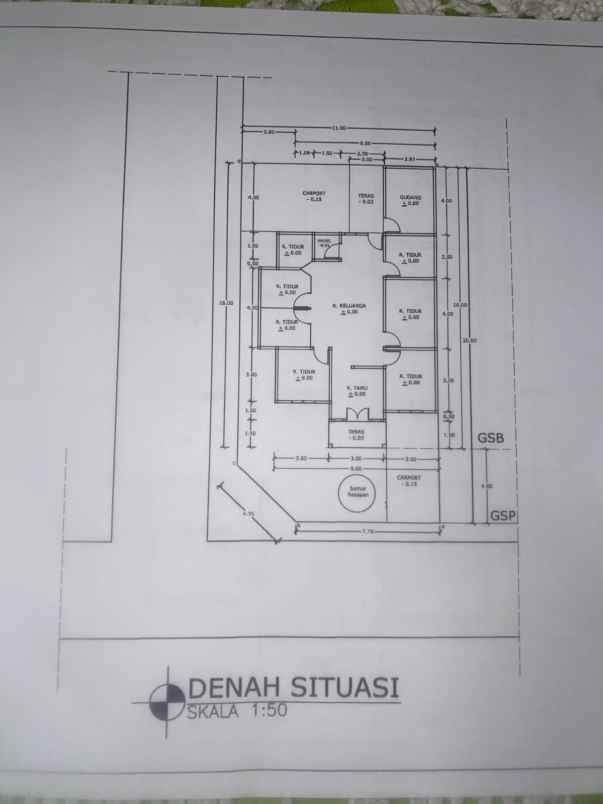 dijual rumah jalan bunga bunga suhat