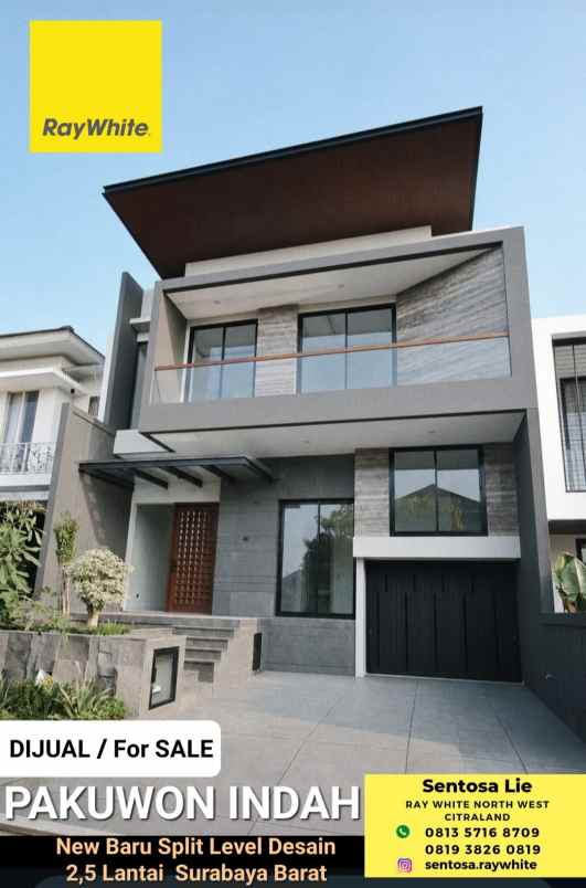 dijual rumah jalan pakuwon indah