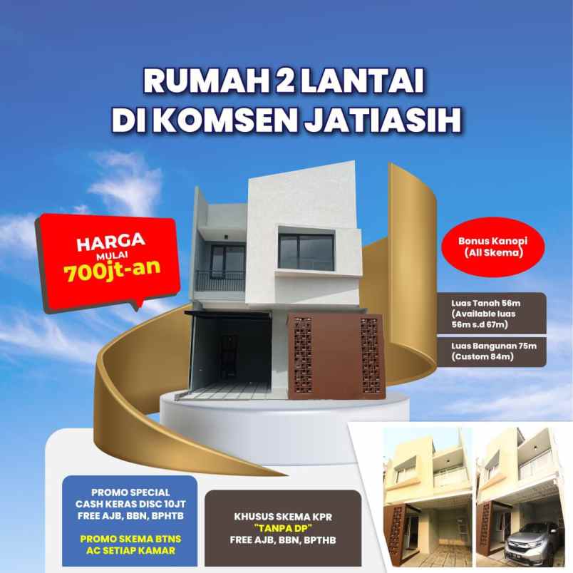 dijual rumah jatiasih bekasi