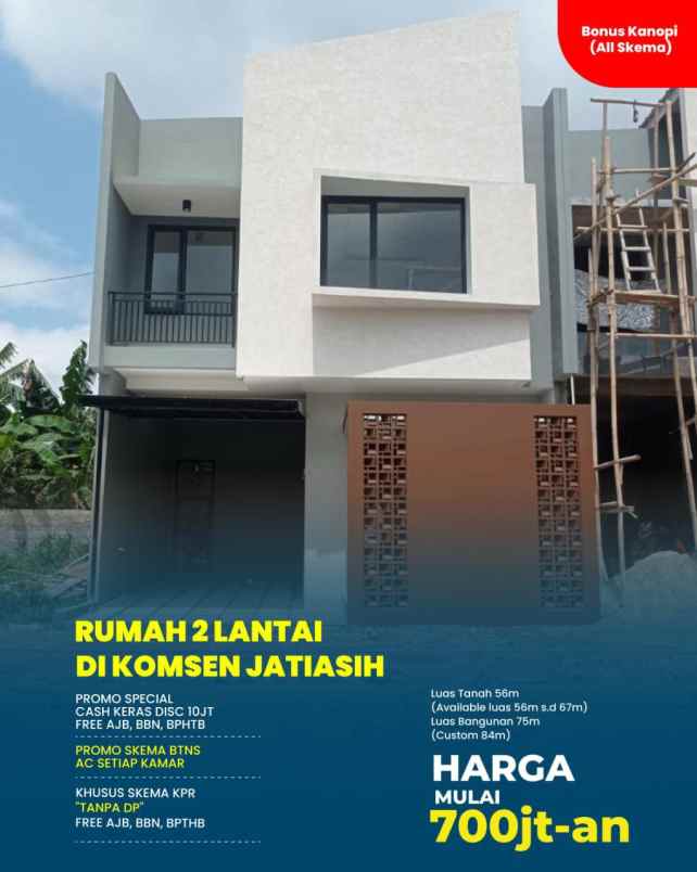 dijual rumah jatiasih bekasi