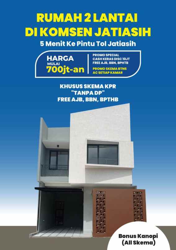 dijual rumah jatiasih bekasi