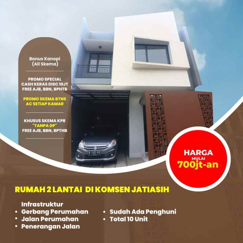 dijual rumah jatiasih bekasi